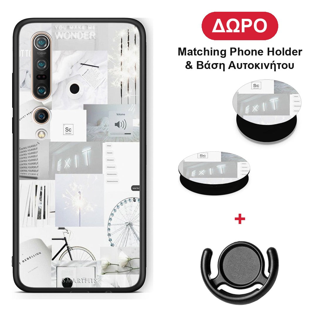 Collage Make Me Wonder - Xiaomi Mi 10 Pro θήκη + Δώρο Phone Holder & Βάση Αυτοκινήτου