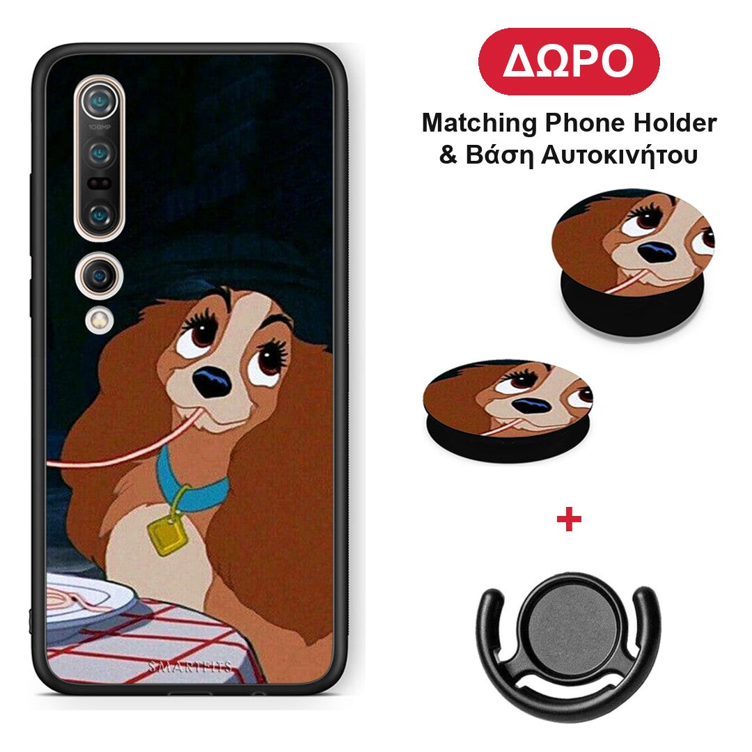 Lady And Tramp 2 - Xiaomi Mi 10 Pro θήκη + Δώρο Phone Holder & Βάση Αυτοκινήτου