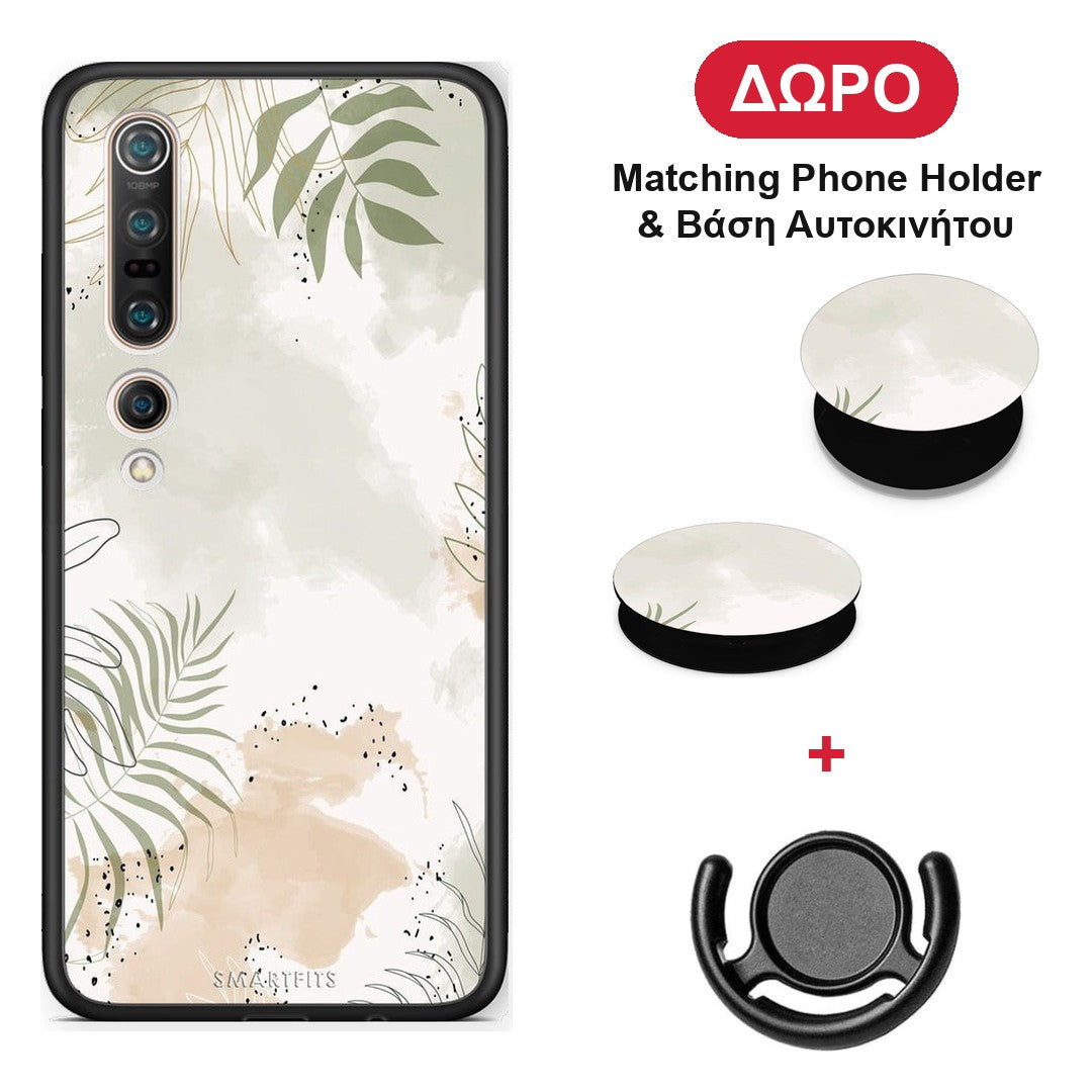 Nude Plants - Xiaomi Mi 10 Pro θήκη + Δώρο Phone Holder & Βάση Αυτοκινήτου