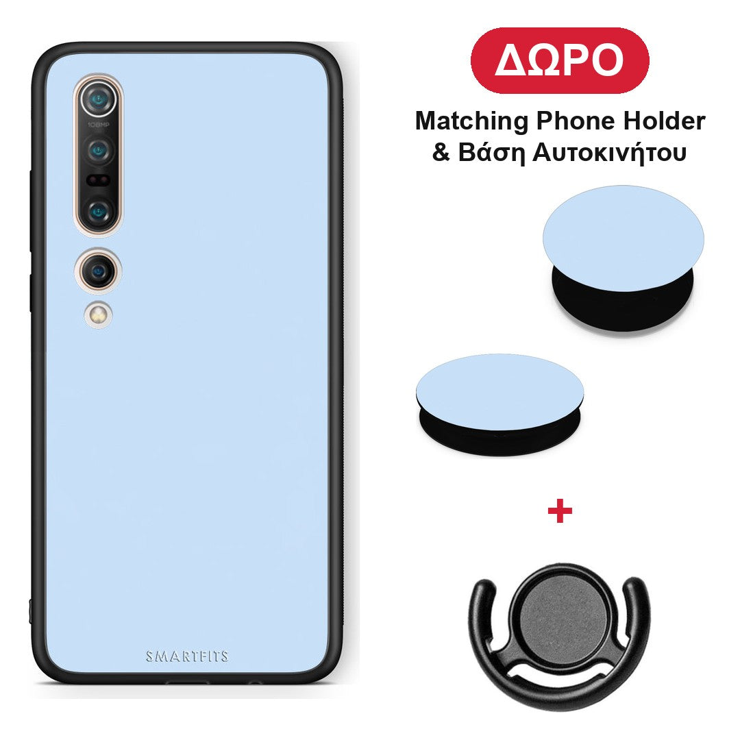 Powder Blue - Xiaomi Mi 10 Pro θήκη + Δώρο Phone Holder & Βάση Αυτοκινήτου