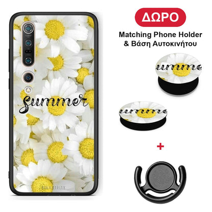 Summer Daisies - Xiaomi Mi 10 Pro θήκη + Δώρο Phone Holder & Βάση Αυτοκινήτου