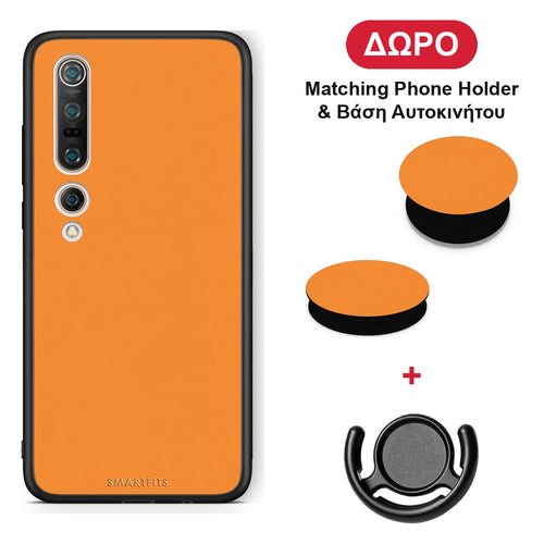 Tangerine Orange - Xiaomi Mi 10 Pro θήκη + Δώρο Phone Holder & Βάση Αυτοκινήτου