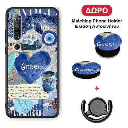 Summer In Greece - Xiaomi Mi 10 θήκη + Δώρο Phone Holder & Βάση Αυτοκινήτου
