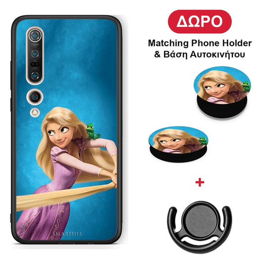 Tangled 2 - Xiaomi Mi 10 θήκη + Δώρο Phone Holder & Βάση Αυτοκινήτου