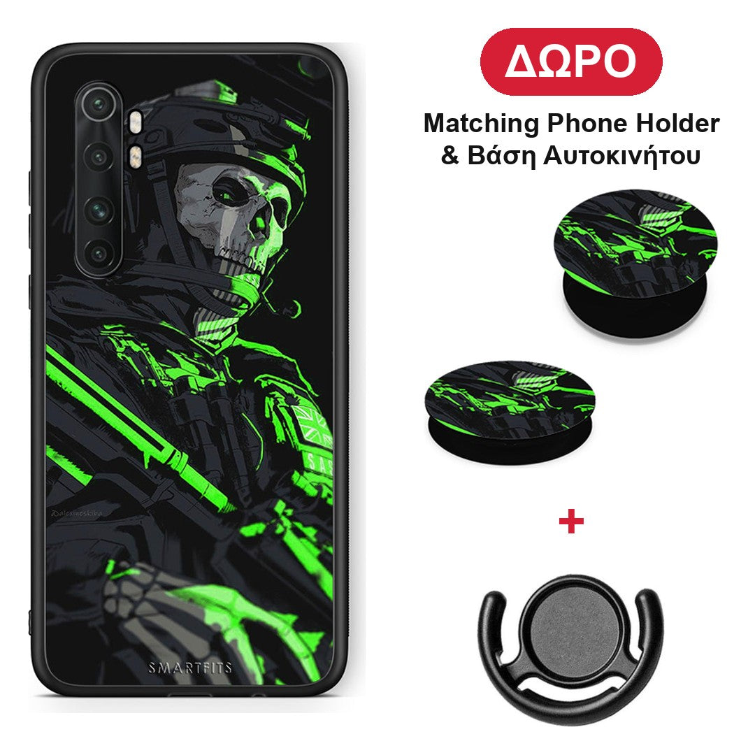 Green Soldier - Xiaomi Mi 10 Ultra θήκη + Δώρο Phone Holder & Βάση Αυτοκινήτου