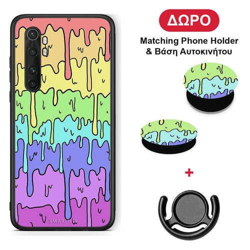 Melting Rainbow - Xiaomi Mi 10 Ultra θήκη + Δώρο Phone Holder & Βάση Αυτοκινήτου