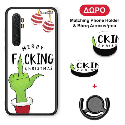 Merry F Xmas - Xiaomi Mi 10 Ultra θήκη + Δώρο Phone Holder & Βάση Αυτοκινήτου