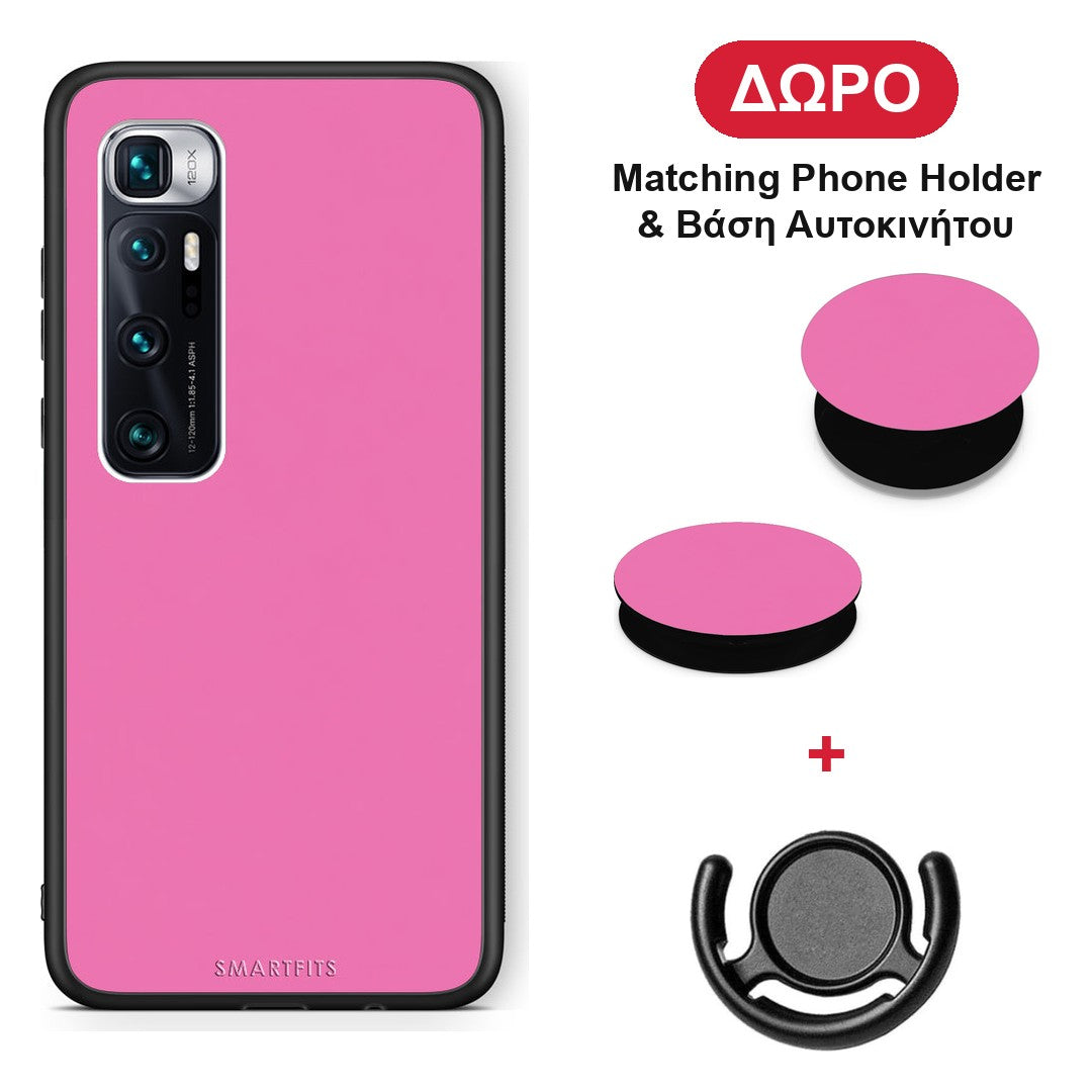 Rose Pink - Xiaomi Mi 10 Ultra θήκη + Δώρο Phone Holder & Βάση Αυτοκινήτου