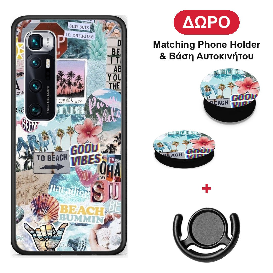 Summer Vibes - Xiaomi Mi 10 Ultra θήκη + Δώρο Phone Holder & Βάση Αυτοκινήτου