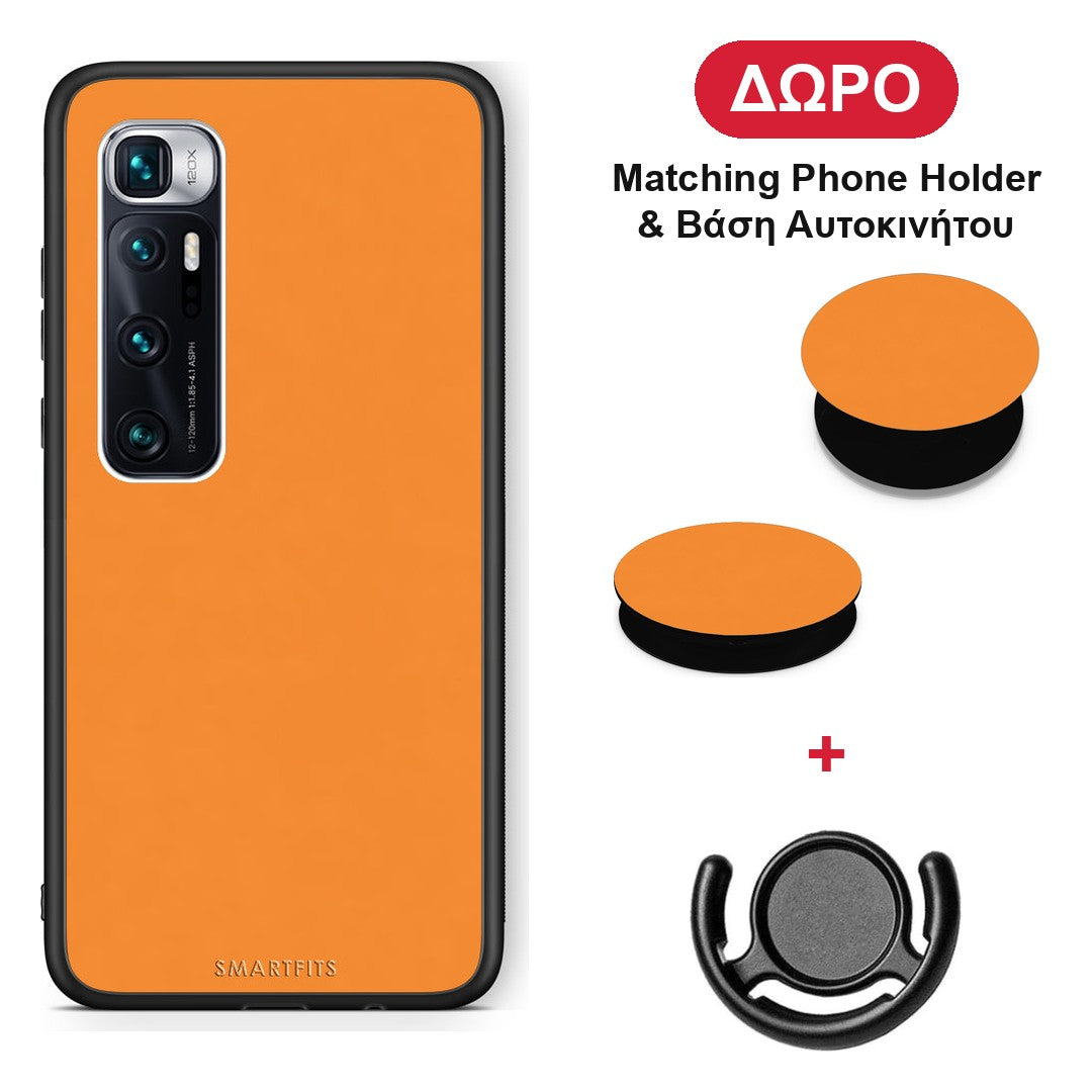 Tangerine Orange - Xiaomi Mi 10 Ultra θήκη + Δώρο Phone Holder & Βάση Αυτοκινήτου