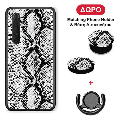 Animal White Snake - Xiaomi Mi 10 Ultra θήκη + Δώρο Phone Holder & Βάση Αυτοκινήτου