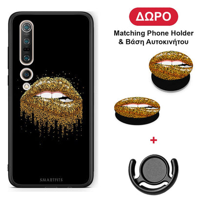 Valentine Golden - Xiaomi Mi 10 θήκη + Δώρο Phone Holder & Βάση Αυτοκινήτου