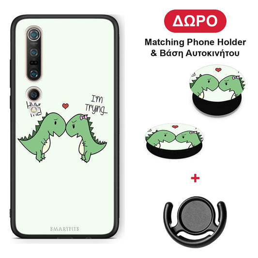 Valentine Rex - Xiaomi Mi 10 θήκη + Δώρο Phone Holder & Βάση Αυτοκινήτου
