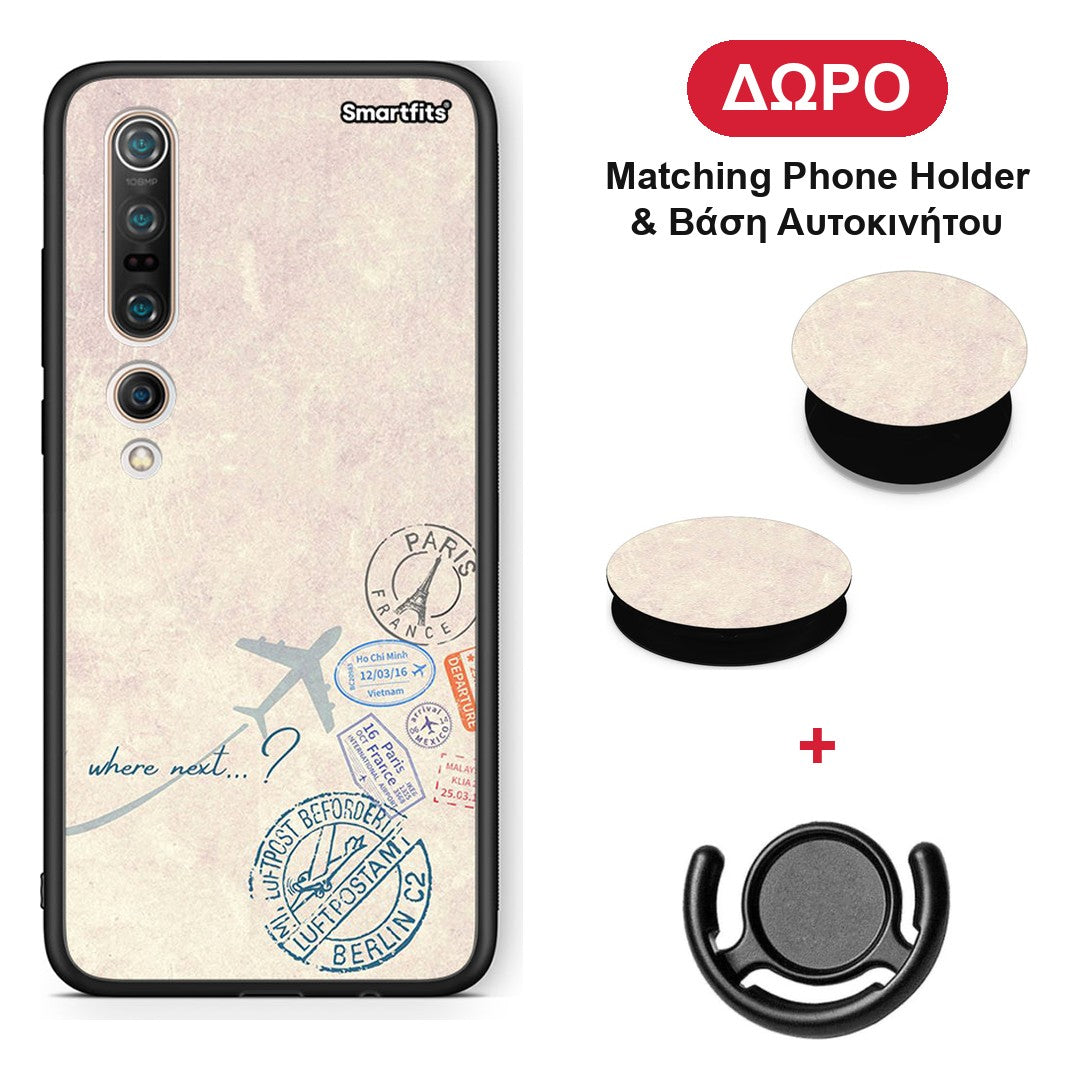 Where Next - Xiaomi Mi 10 θήκη + Δώρο Phone Holder & Βάση Αυτοκινήτου