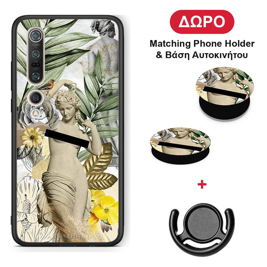 Woman Statue - Xiaomi Mi 10 θήκη + Δώρο Phone Holder & Βάση Αυτοκινήτου