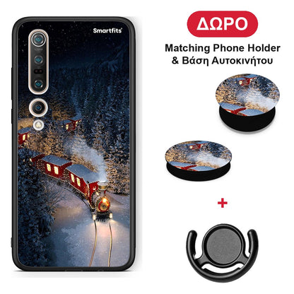Xmas Train - Xiaomi Mi 10 θήκη + Δώρο Phone Holder & Βάση Αυτοκινήτου