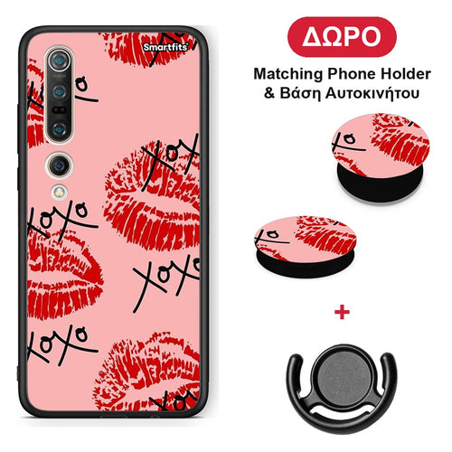 XOXO Lips - Xiaomi Mi 10 θήκη + Δώρο Phone Holder & Βάση Αυτοκινήτου