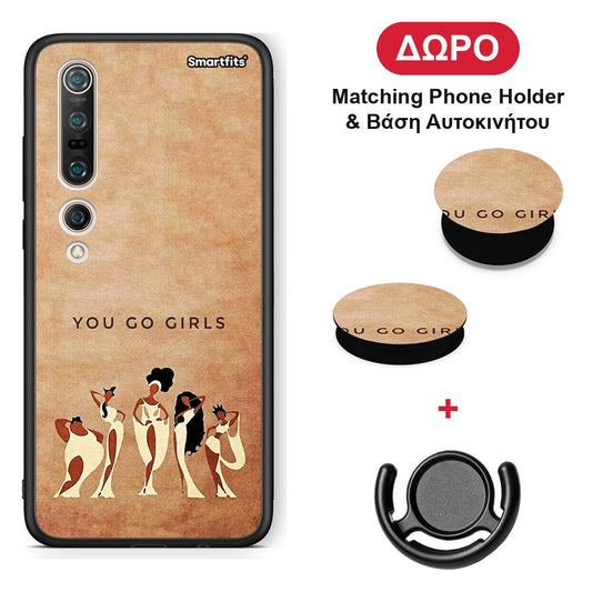 You Go Girl - Xiaomi Mi 10 θήκη + Δώρο Phone Holder & Βάση Αυτοκινήτου