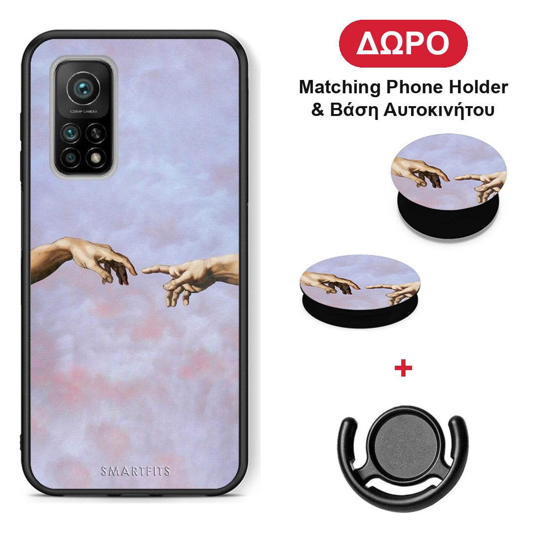Adam Hand - Xiaomi Mi 10T / 10T Pro θήκη + Δώρο Phone Holder & Βάση Αυτοκινήτου
