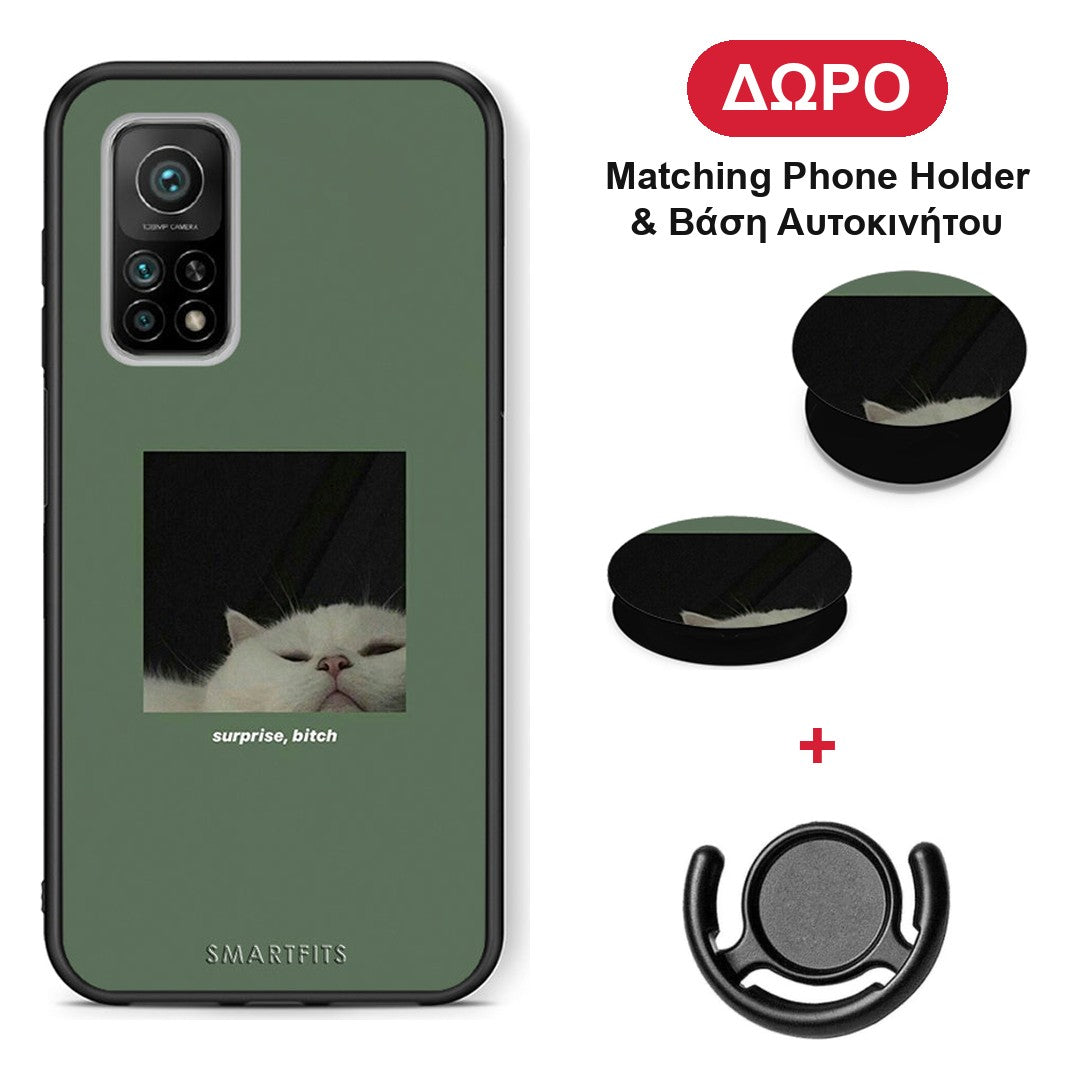 Bitch Surprise - Xiaomi Mi 10T / 10T Pro θήκη + Δώρο Phone Holder & Βάση Αυτοκινήτου
