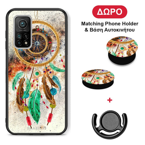 Boho DreamCatcher - Xiaomi Mi 10T / 10T Pro θήκη + Δώρο Phone Holder & Βάση Αυτοκινήτου