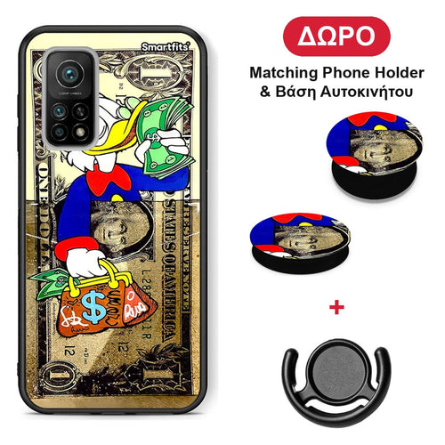 Duck Money - Xiaomi Mi 10T / 10T Pro θήκη + Δώρο Phone Holder & Βάση Αυτοκινήτου