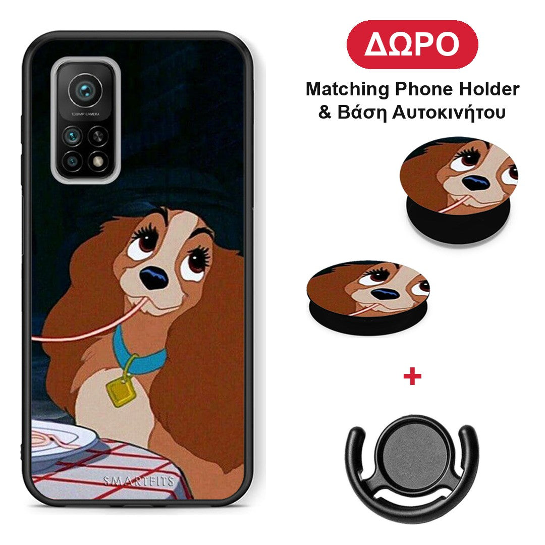 Lady And Tramp 2 - Xiaomi Mi 10T / 10T Pro θήκη + Δώρο Phone Holder & Βάση Αυτοκινήτου