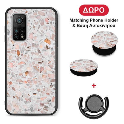 Marble Terrazzo - Xiaomi Mi 10T / 10T Pro θήκη + Δώρο Phone Holder & Βάση Αυτοκινήτου