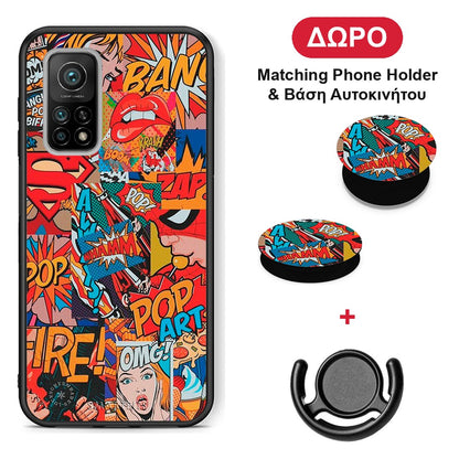 PopArt OMG - Xiaomi Mi 10T / 10T Pro θήκη + Δώρο Phone Holder & Βάση Αυτοκινήτου