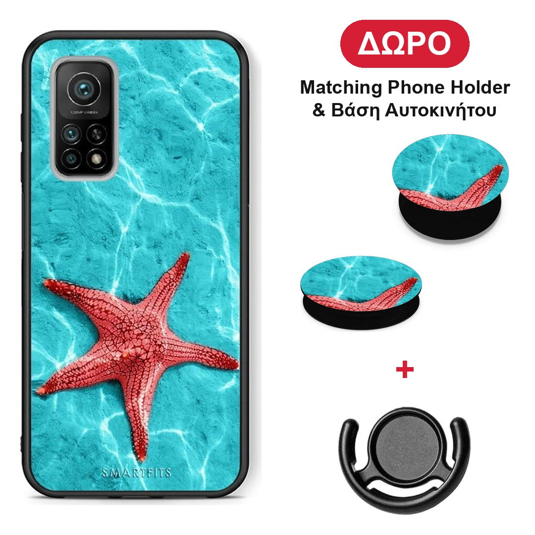 Red Starfish - Xiaomi Mi 10T / 10T Pro θήκη + Δώρο Phone Holder & Βάση Αυτοκινήτου