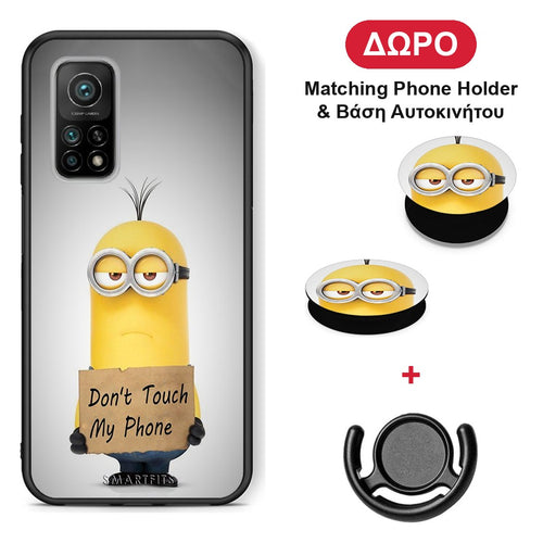 Text Minion - Xiaomi Mi 10T / 10T Pro θήκη + Δώρο Phone Holder & Βάση Αυτοκινήτου