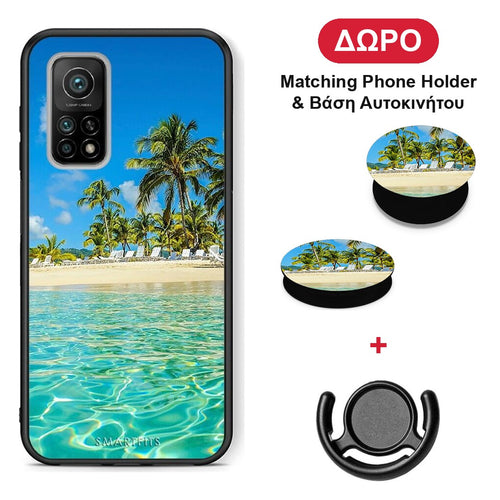 Tropical Vibes - Xiaomi Mi 10T / 10T Pro θήκη + Δώρο Phone Holder & Βάση Αυτοκινήτου