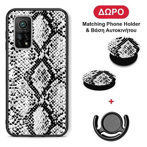 Animal White Snake - Xiaomi Mi 10T / 10T Pro θήκη + Δώρο Phone Holder & Βάση Αυτοκινήτου