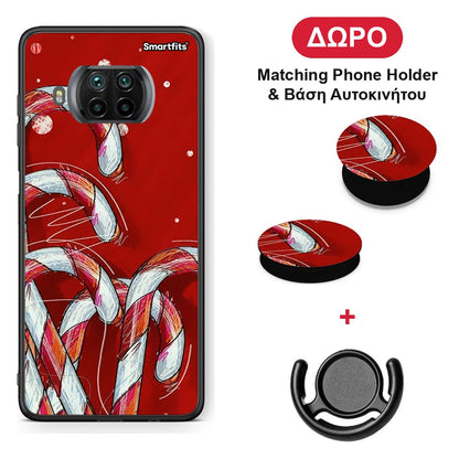 Candy Cane - Xiaomi Mi 10T Lite θήκη + Δώρο Phone Holder & Βάση Αυτοκινήτου