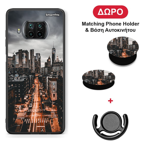 City Lights - Xiaomi Mi 10T Lite θήκη + Δώρο Phone Holder & Βάση Αυτοκινήτου