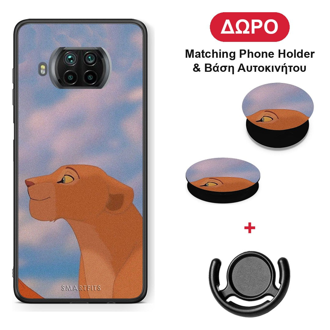 Lion Love 2 - Xiaomi Mi 10T Lite θήκη + Δώρο Phone Holder & Βάση Αυτοκινήτου