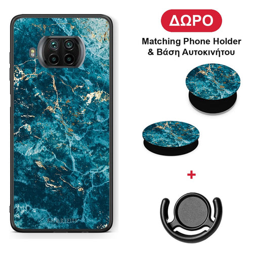 Marble Blue - Xiaomi Mi 10T Lite θήκη + Δώρο Phone Holder & Βάση Αυτοκινήτου