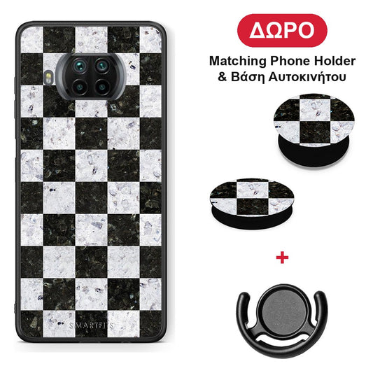 Marble Square Geometric - Xiaomi Mi 10T Lite θήκη + Δώρο Phone Holder & Βάση Αυτοκινήτου