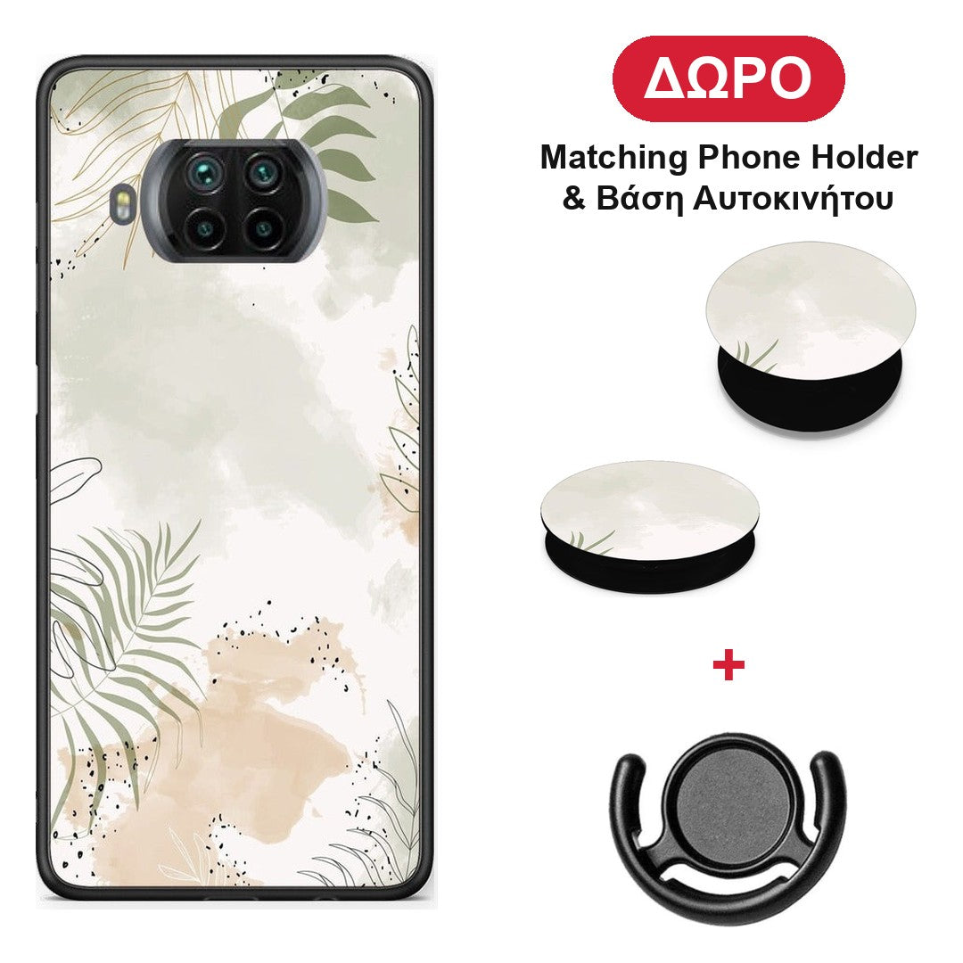 Nude Plants - Xiaomi Mi 10T Lite θήκη + Δώρο Phone Holder & Βάση Αυτοκινήτου