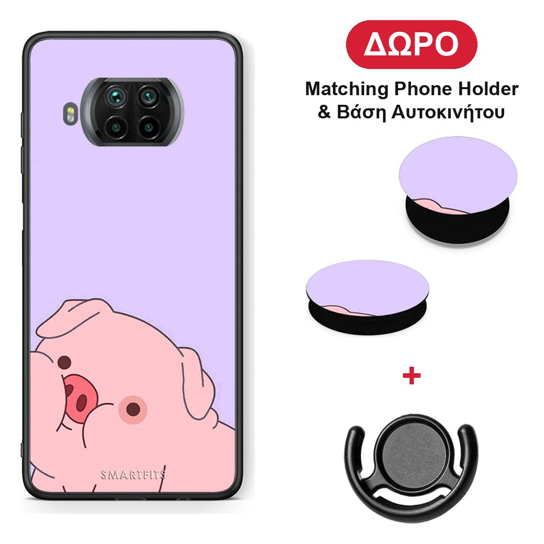 Pig Love 2 - Xiaomi Mi 10T Lite θήκη + Δώρο Phone Holder & Βάση Αυτοκινήτου