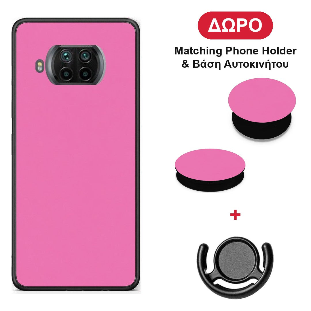 Rose Pink - Xiaomi Mi 10T Lite θήκη + Δώρο Phone Holder & Βάση Αυτοκινήτου