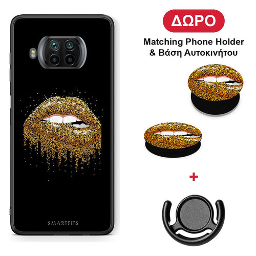 Valentine Golden - Xiaomi Mi 10T Lite θήκη + Δώρο Phone Holder & Βάση Αυτοκινήτου
