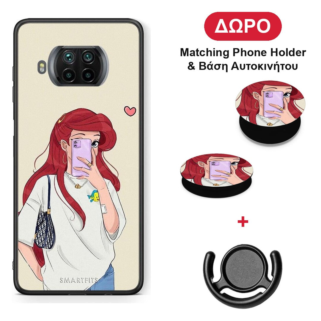 Walking Mermaid - Xiaomi Mi 10T Lite θήκη + Δώρο Phone Holder & Βάση Αυτοκινήτου