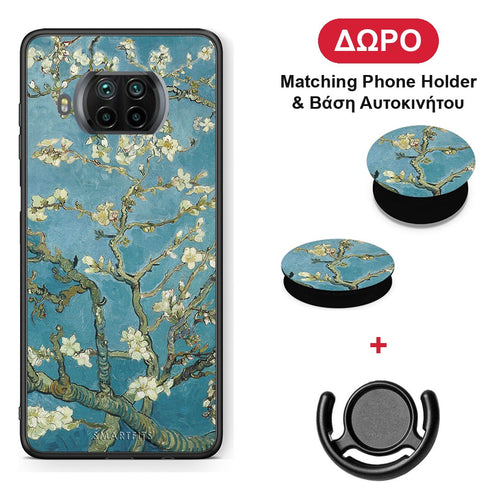White Blossoms - Xiaomi Mi 10T Lite θήκη + Δώρο Phone Holder & Βάση Αυτοκινήτου