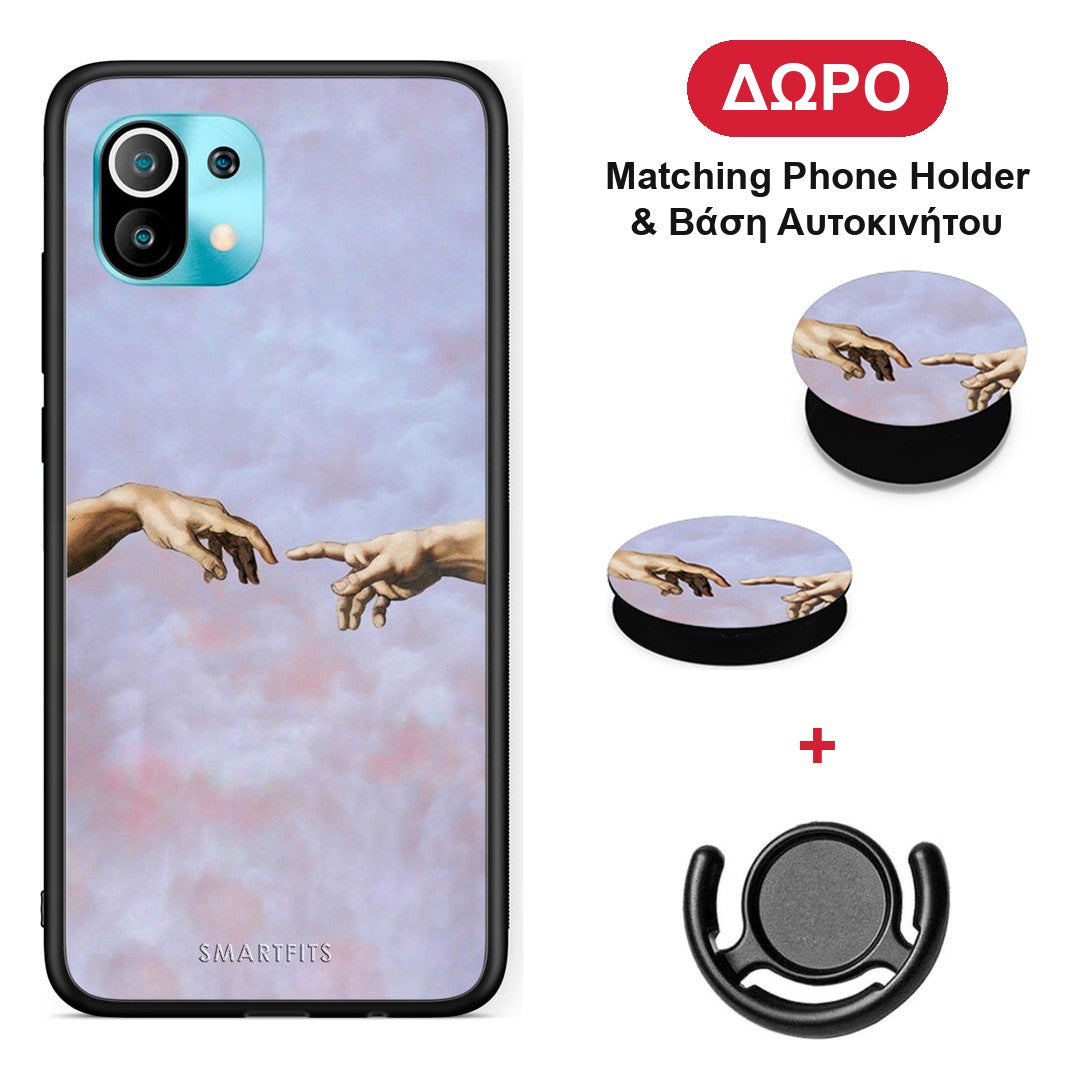 Adam Hand - Xiaomi Mi 11 / 11 Pro θήκη + Δώρο Phone Holder & Βάση Αυτοκινήτου