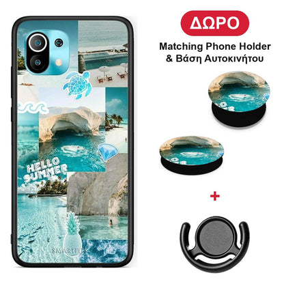 Aesthetic Summer - Xiaomi Mi 11 / 11 Pro θήκη + Δώρο Phone Holder & Βάση Αυτοκινήτου