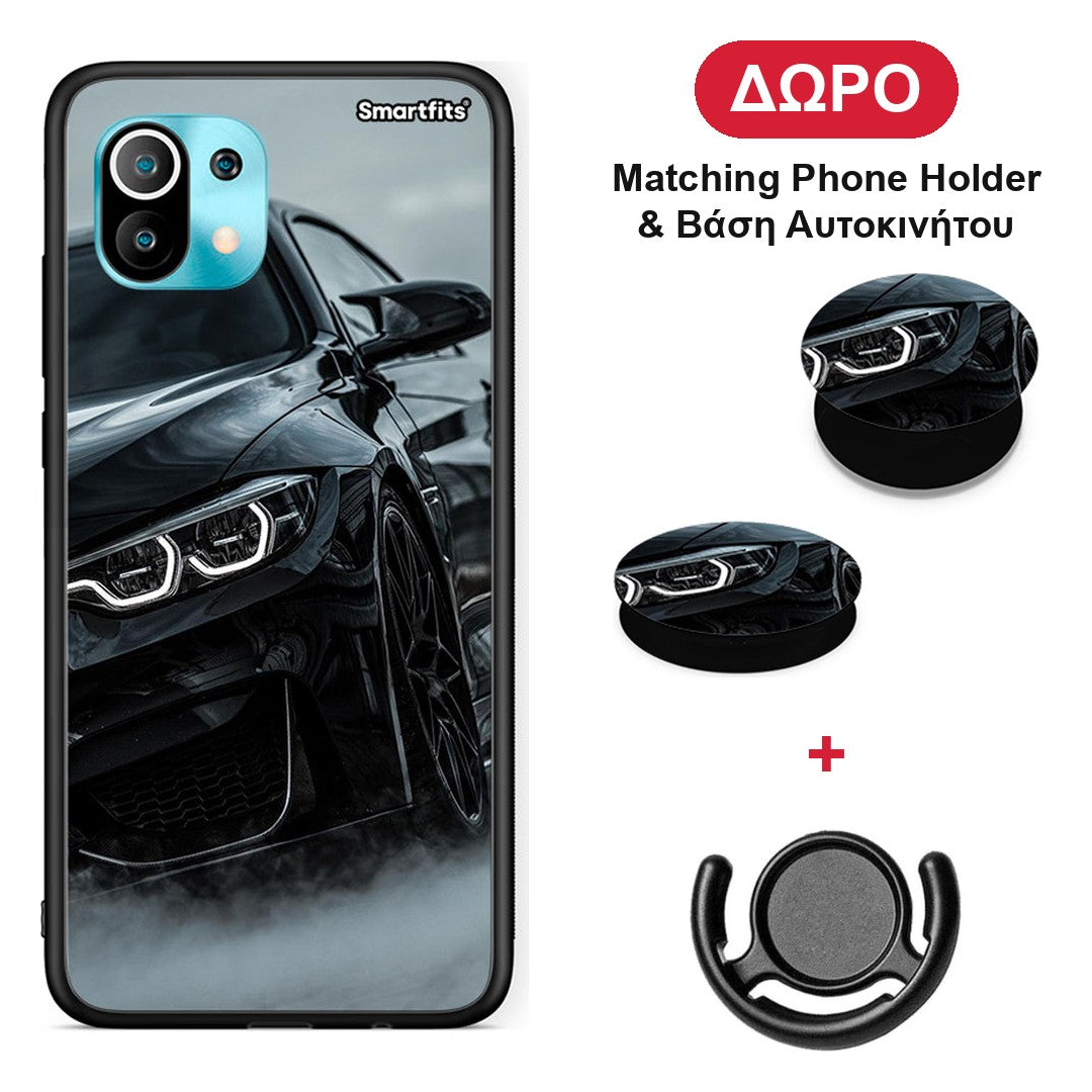 Black BMW - Xiaomi Mi 11 / 11 Pro θήκη + Δώρο Phone Holder & Βάση Αυτοκινήτου
