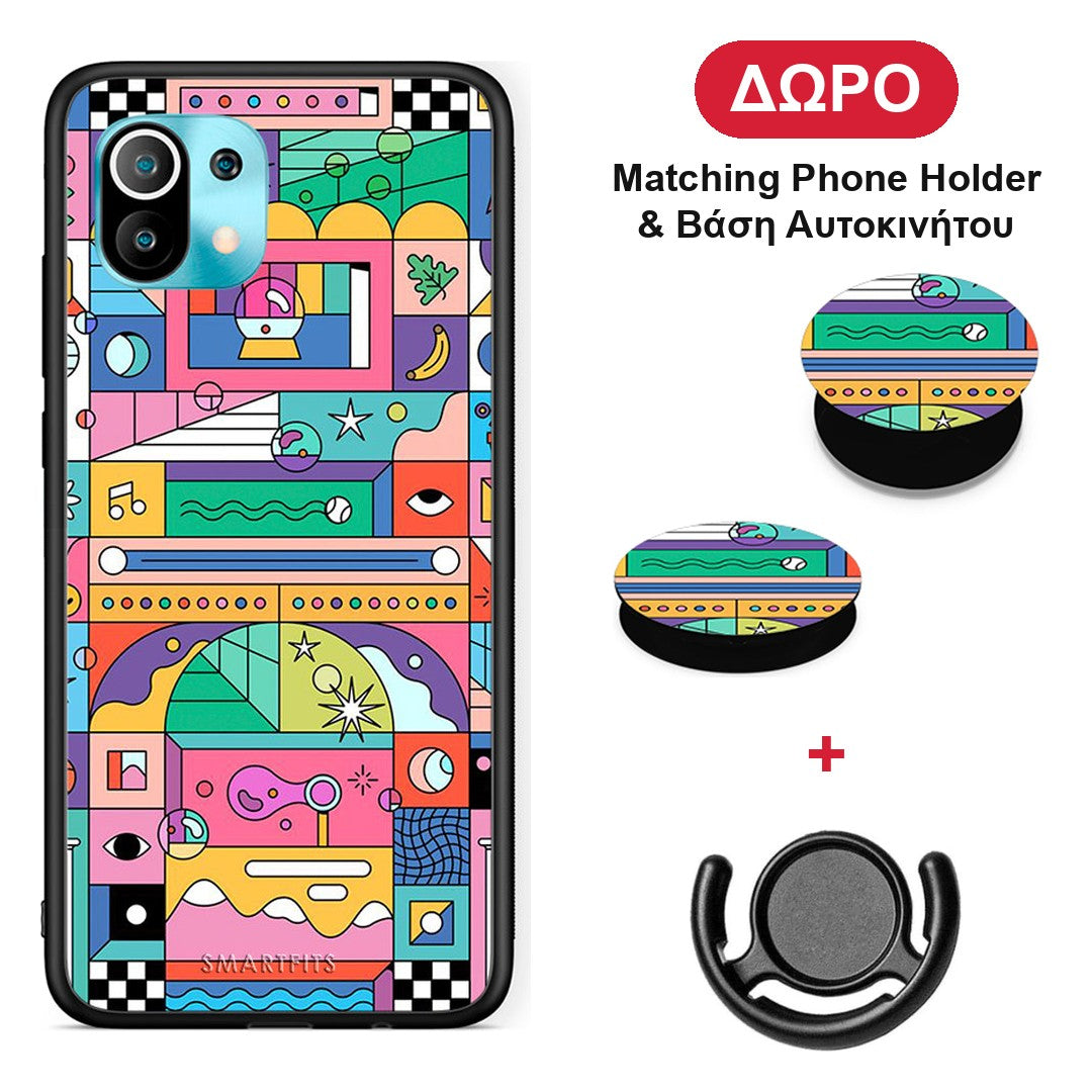 Bubbles Soap - Xiaomi Mi 11 / 11 Pro θήκη + Δώρο Phone Holder & Βάση Αυτοκινήτου