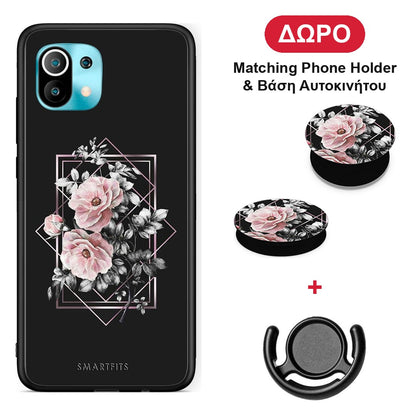 Flower Frame - Xiaomi Mi 11 / 11 Pro θήκη + Δώρο Phone Holder & Βάση Αυτοκινήτου