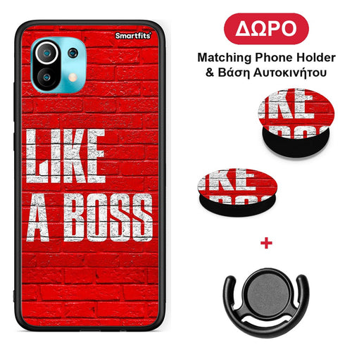 Like A Boss - Xiaomi Mi 11 / 11 Pro θήκη + Δώρο Phone Holder & Βάση Αυτοκινήτου